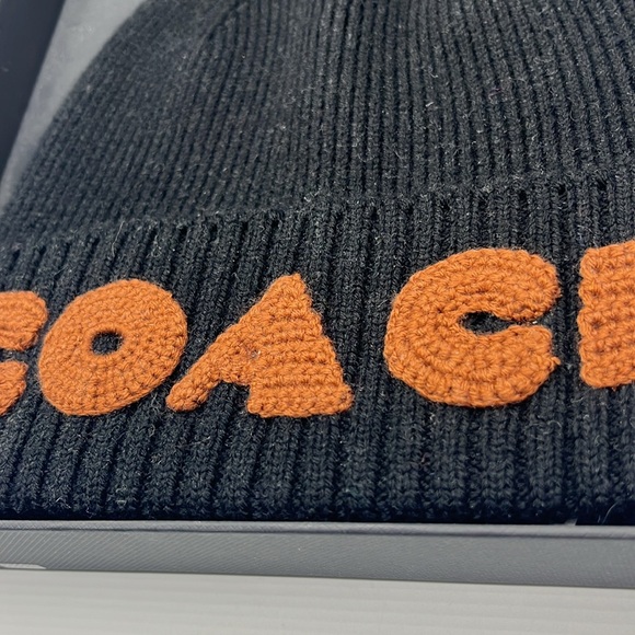 Coach Boxed Merino Wool Beanie - Picture 2 of 6